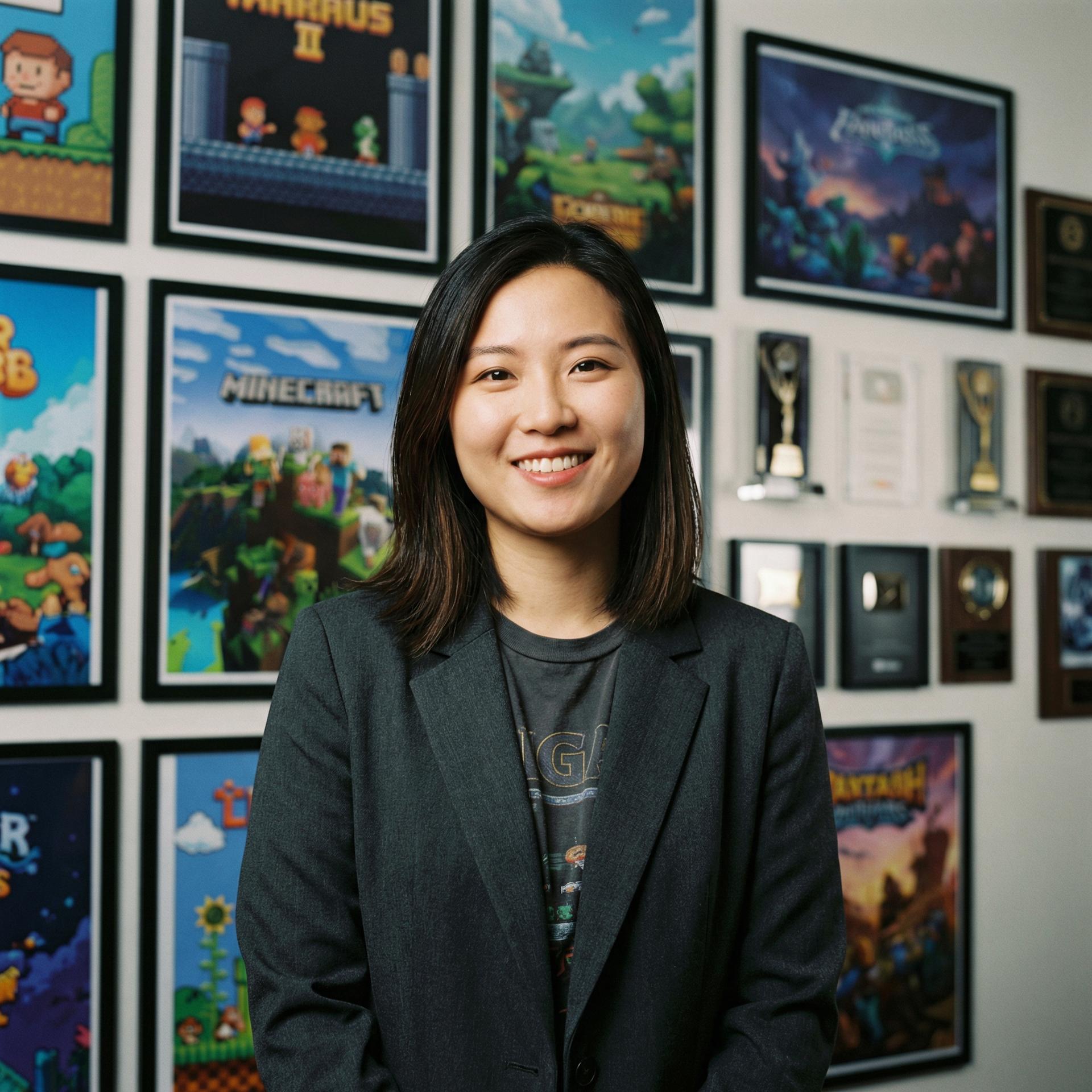 午夜大片游戏制片人林婷